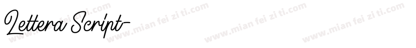 Lettera Script字体转换